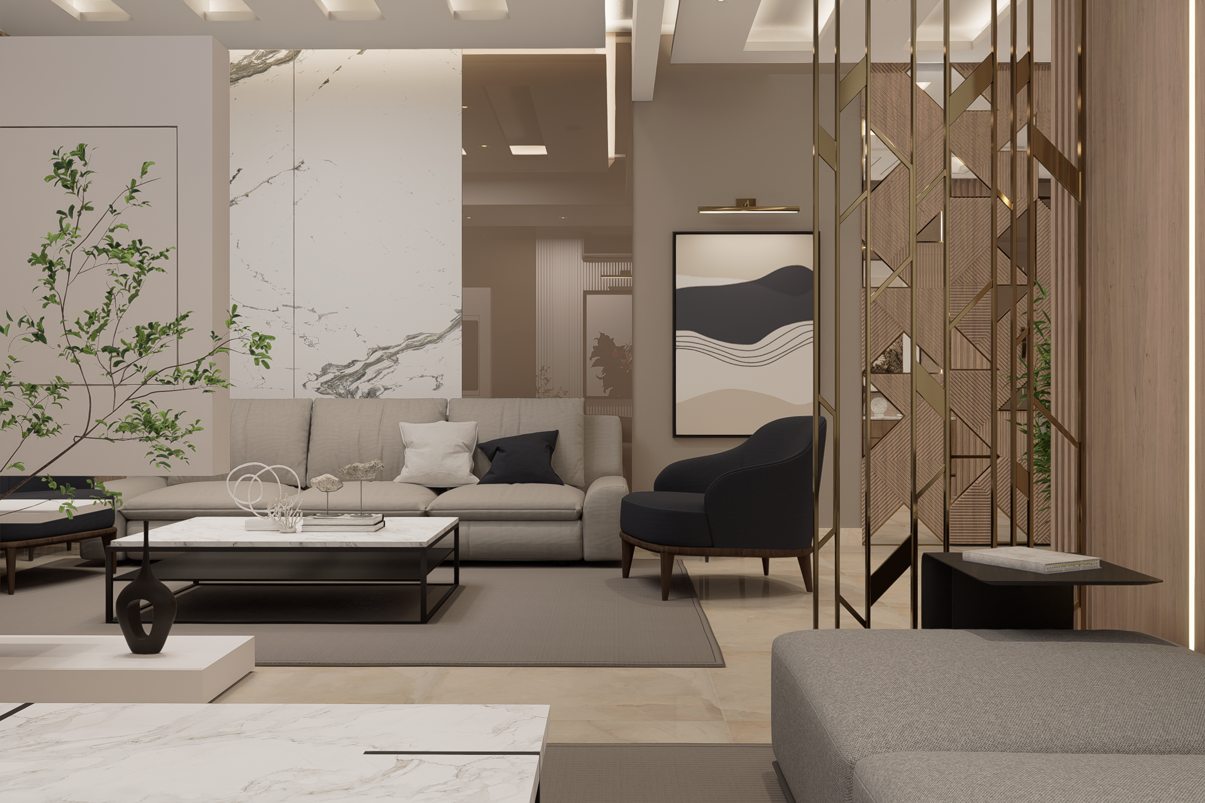 ديكور وتشطيب شقق فاخرة - Ibuilding